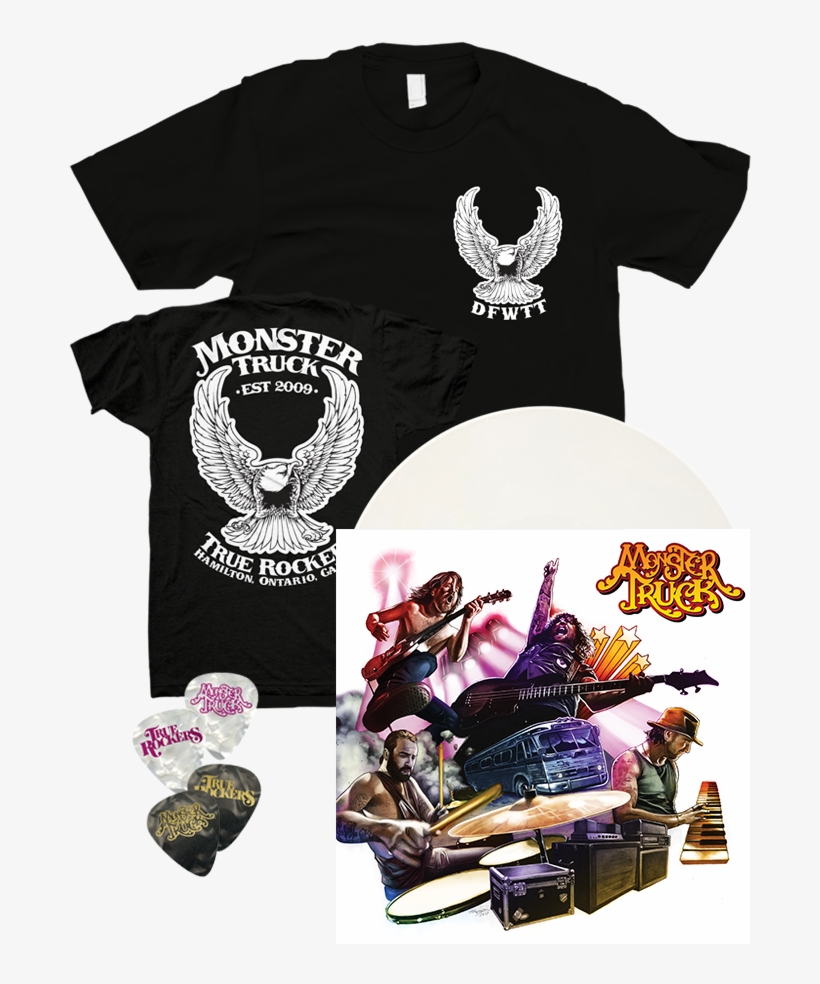 True Rockers T-shirt & Picks - Monster Truck True Rockers Songs, transparent png #1977762