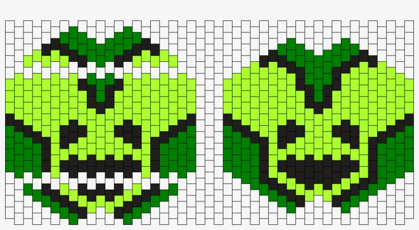 Deadmau5 Kandi Mask Bead Pattern - Alton Towers, transparent png #1978127