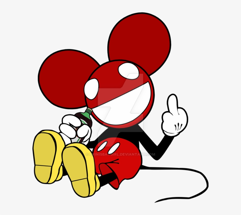 Mickeymau By Erinisbatgirl On - Mickey Mouse Middle Finger, transparent png #1978160