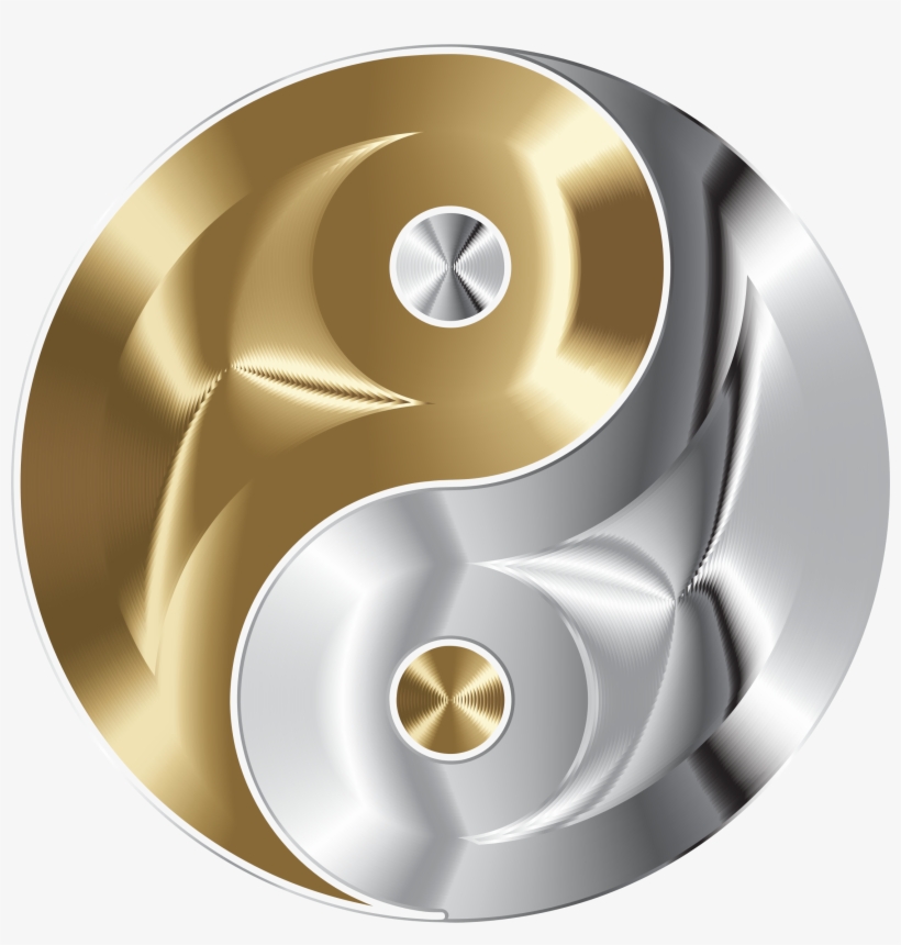 This Free Icons Png Design Of Copper And Chrome Yin, transparent png #1978769