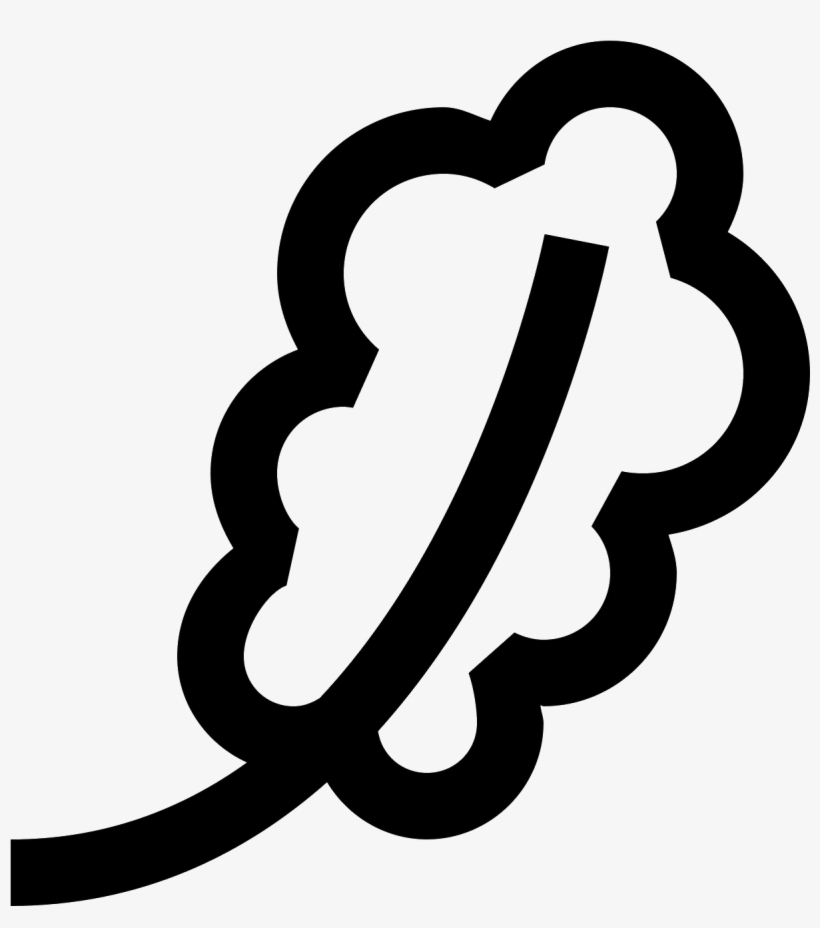 The Icon Is A Picture Of A Leaf With Curvy Edges And - Leaf Oak Icon, transparent png #1978806
