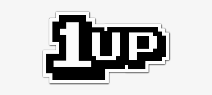 1up x. 1up Mario. 1up. 1up лого. 1up силуэт Nintendo.