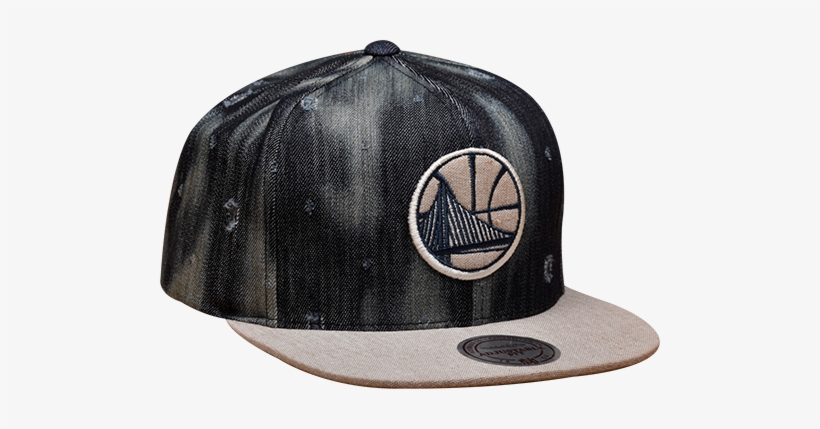 Mitchell & Ness Nba Golden State Warriors Torn Denim - Baseball Cap, transparent png #1979165