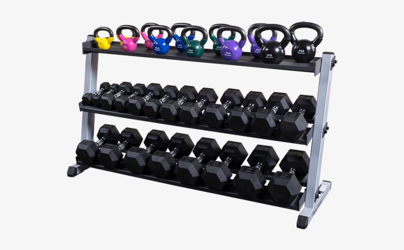 Gdr60 W/ Gkrt6 & Kbv - Kettlebell And Dumbbell Rack, transparent png #1979567