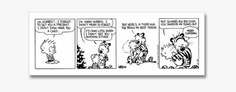 And My All-time Favourite Calvin & Hobbes Christmas - Heartwarming Calvin And Hobbes, transparent png #1980815