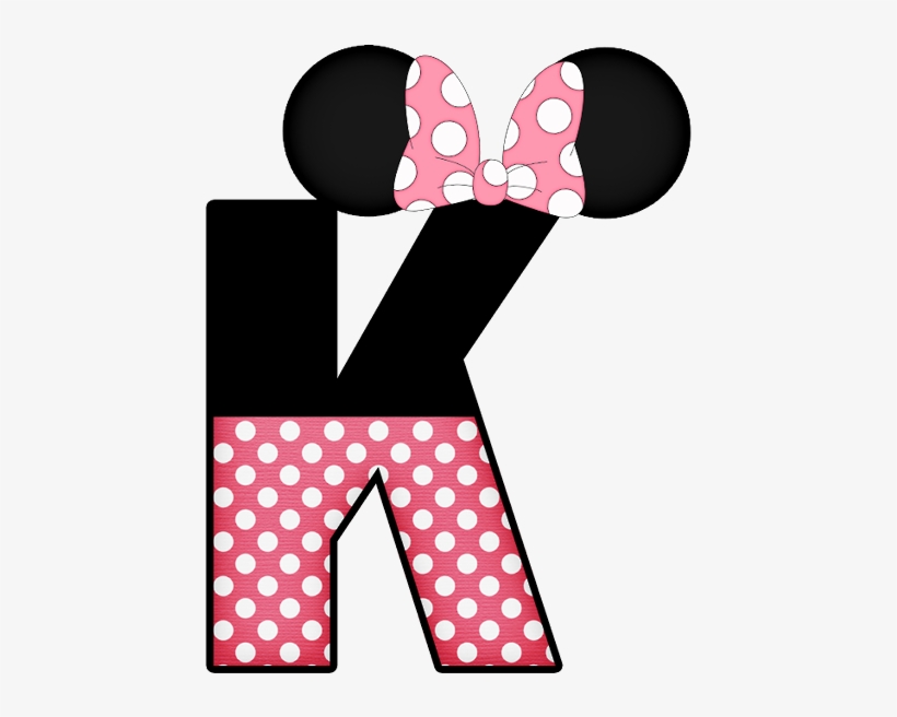 Mickey Mouse Letters, Disney Letters, Disney Alphabet, - Letra V De Minnie, transparent png #1980859