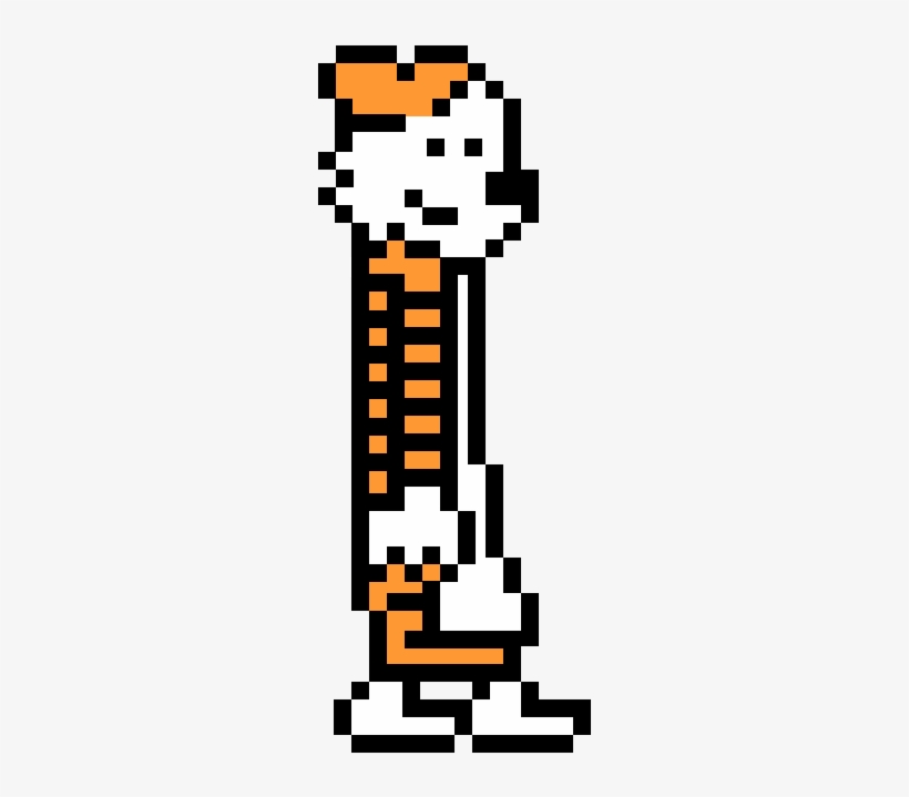 Hobbes 8-bit Nes Sprite - Calvin And Hobbes 8 Bit, transparent png #1980929