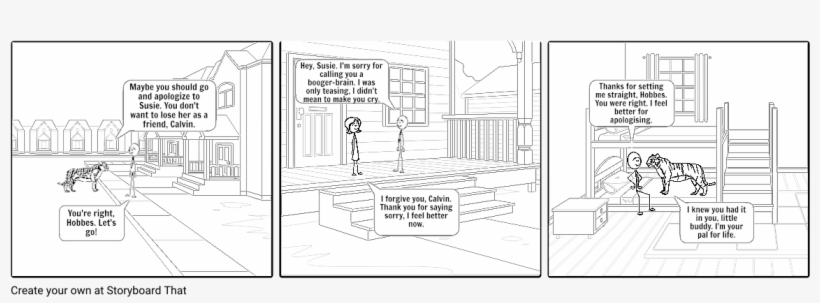 Calvin And Hobbes - Diagram, transparent png #1980986