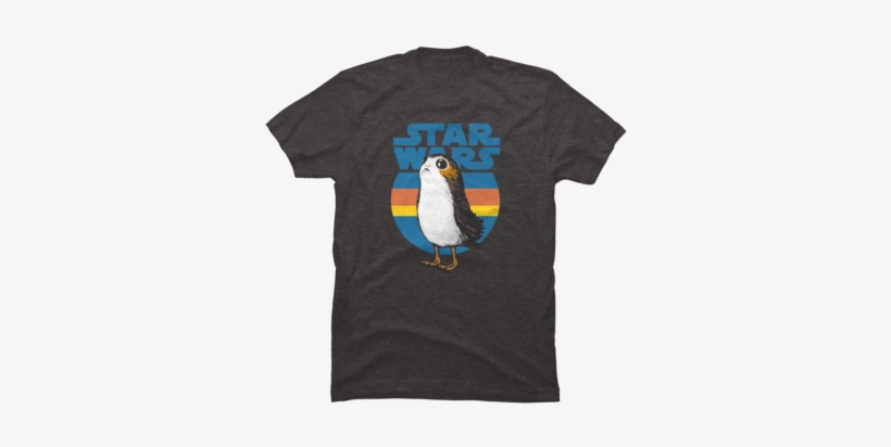 Porg Retro Logo - Star Wars Porgs T Shirt, transparent png #1981007