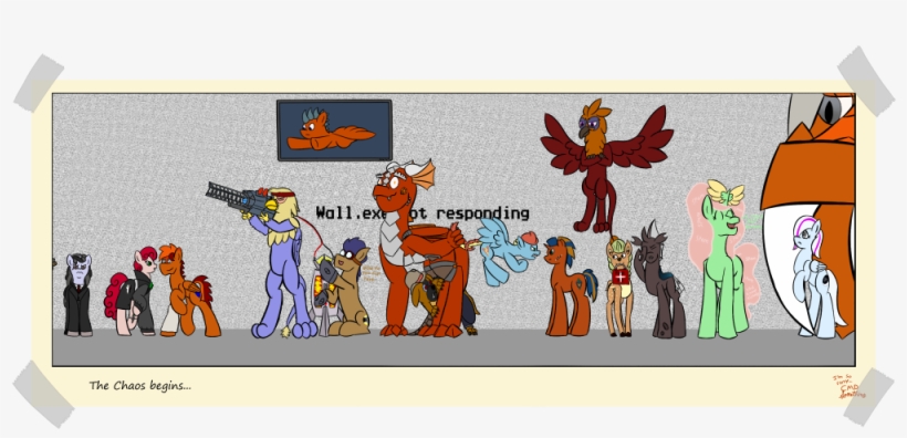 The Chaos Has Begun, @ask Emerald Rook Pioneer's Reaction - Cartoon, transparent png #1981037