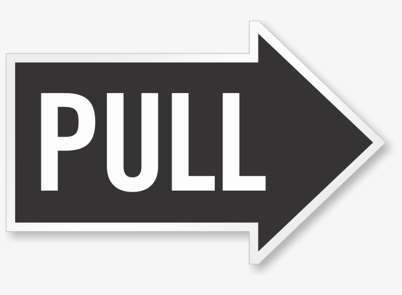 Zoom, Price, Buy - Pull Arrow Sign, transparent png #1981085