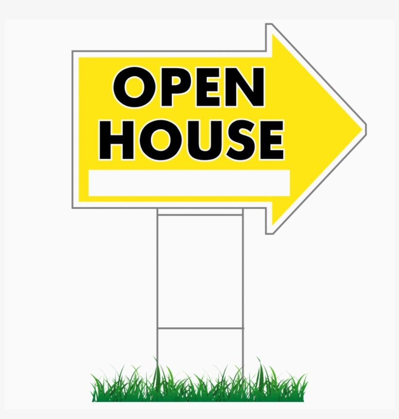 17" X 23" Open House Directional Arrow Signs - Sherlock John Quotes, transparent png #1981118