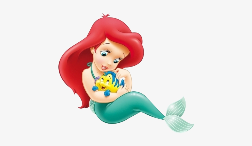 Pequena Sereia Ariel Png - Baby Disney Princess Png, transparent png #1981303