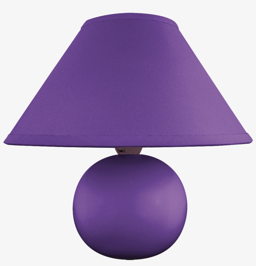 4920 - Lampara De Mesa Lila, transparent png #1981401