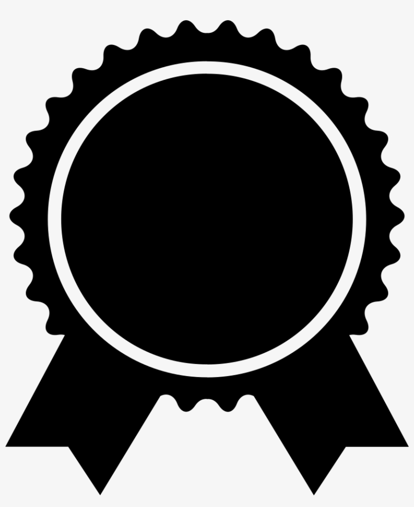 Award Badge Of Circular Shape With Ribbon Tails Comments - Escarapelas Png, transparent png #1981582