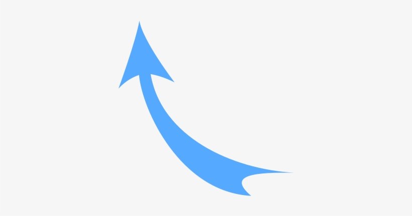 Curved Arrow Ltblue Clip Art At Clker - Imvu Credits On Mobile, transparent png #1982205