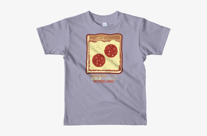 Square Pizza - Cold Cheese - Youth - T-shirt, transparent png #1982367