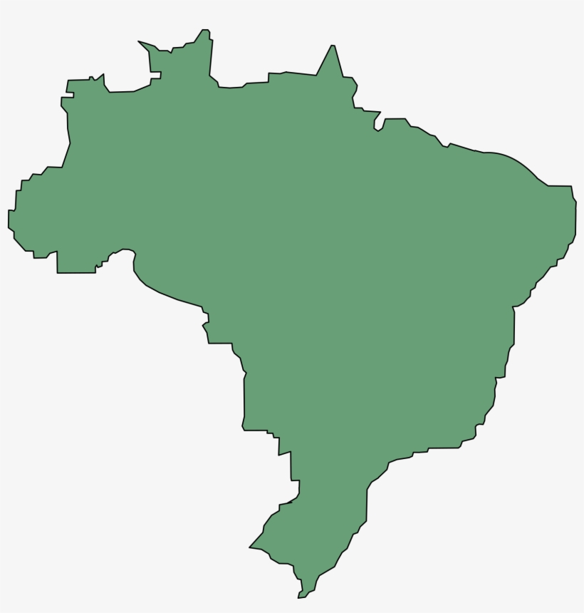 Brazil Map Png, transparent png #1982544