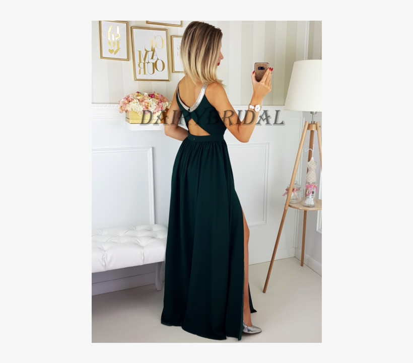 Chiffon Prom Dress, Sleeveless Prom Dress, Side Split - Lublin, transparent png #1982575