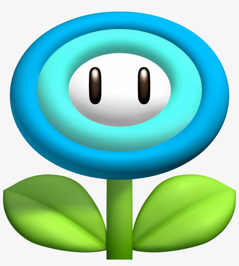 Ice Flower - Mario Bros Ice Flower - Free Transparent PNG Download - PNGkey