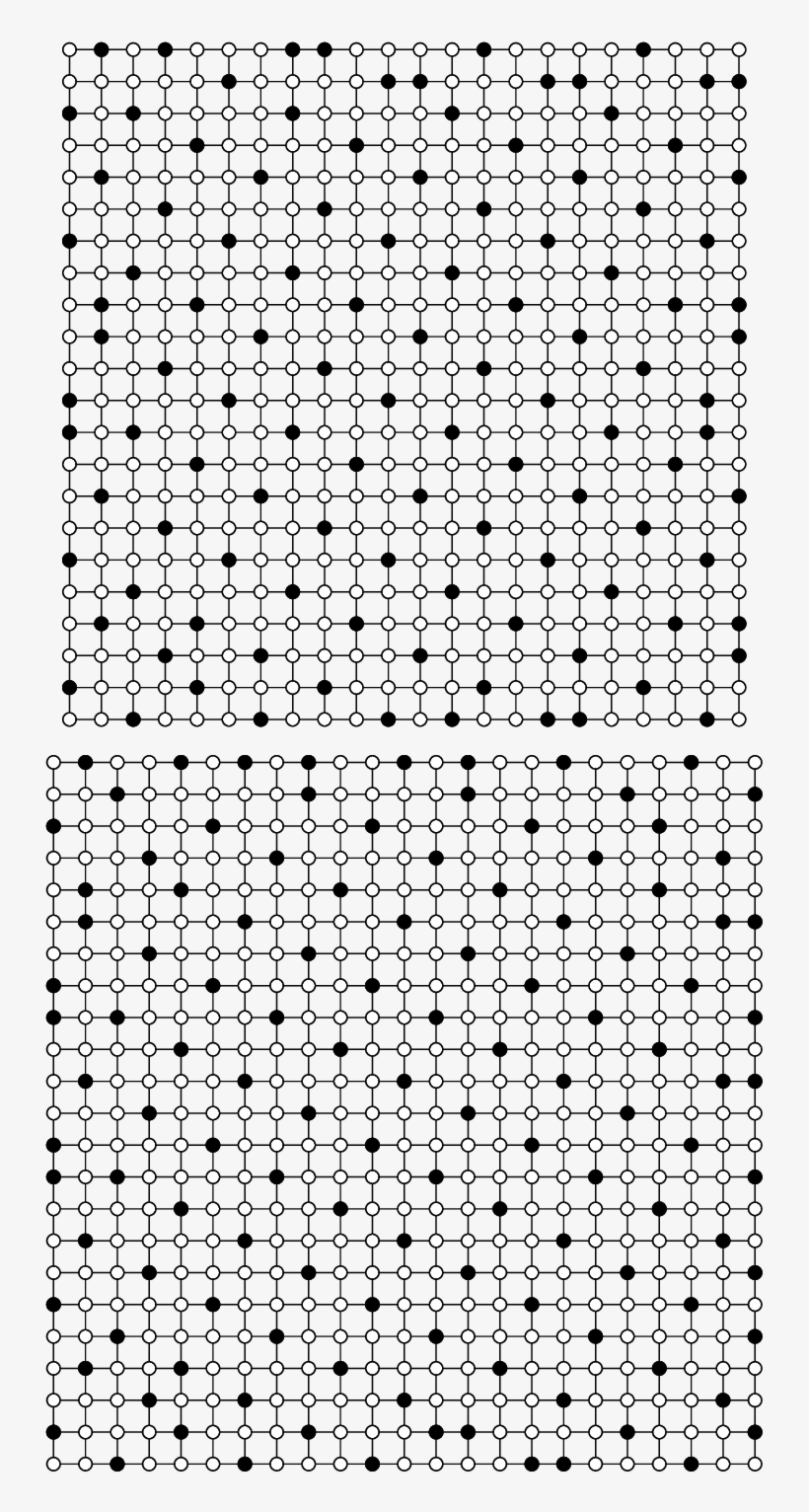 Minimum Dominating Sets Of Square Grid Graphs For 22 - Motif, transparent png #1982816