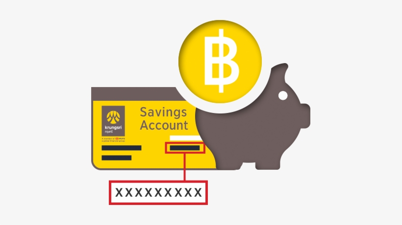 For A Savings Account - Bank Of Ayudhya, transparent png #1983267