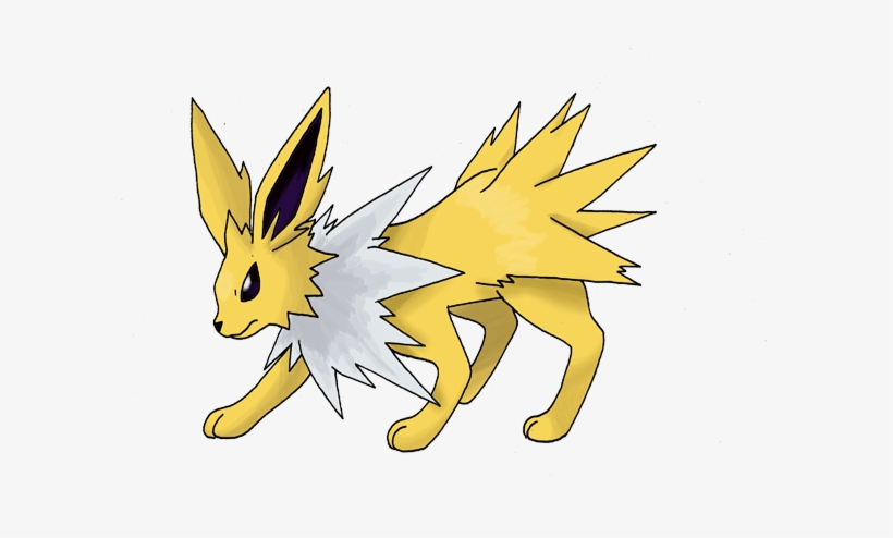 Png Transparent Download Jolteon Transparent Beautiful - Side View Of Jolteon, transparent png #1983431