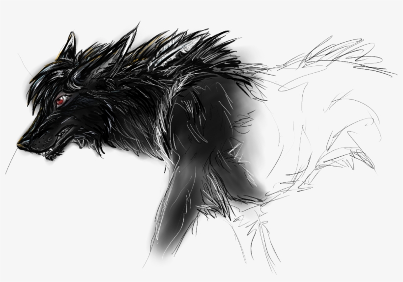 Dark Wolf - Dark Wolf Transparent, transparent png #1983583