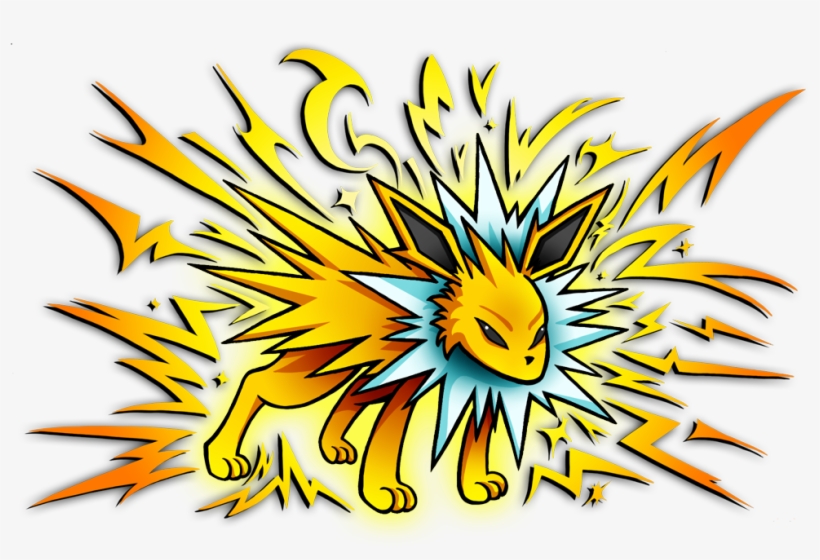 Jolteon Used Discharge By Nekoamine - Jolteon, transparent png #1983678