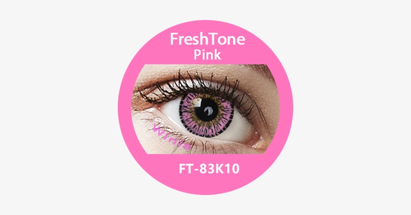Freshtone Eye To Eye Color Contact Lens 15mm Korea - Misty Grey Colored Contacts, transparent png #1984199