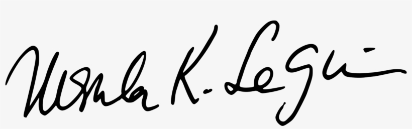 Le Guin Signature - Ursula Le Guin Signature, transparent png #1984221