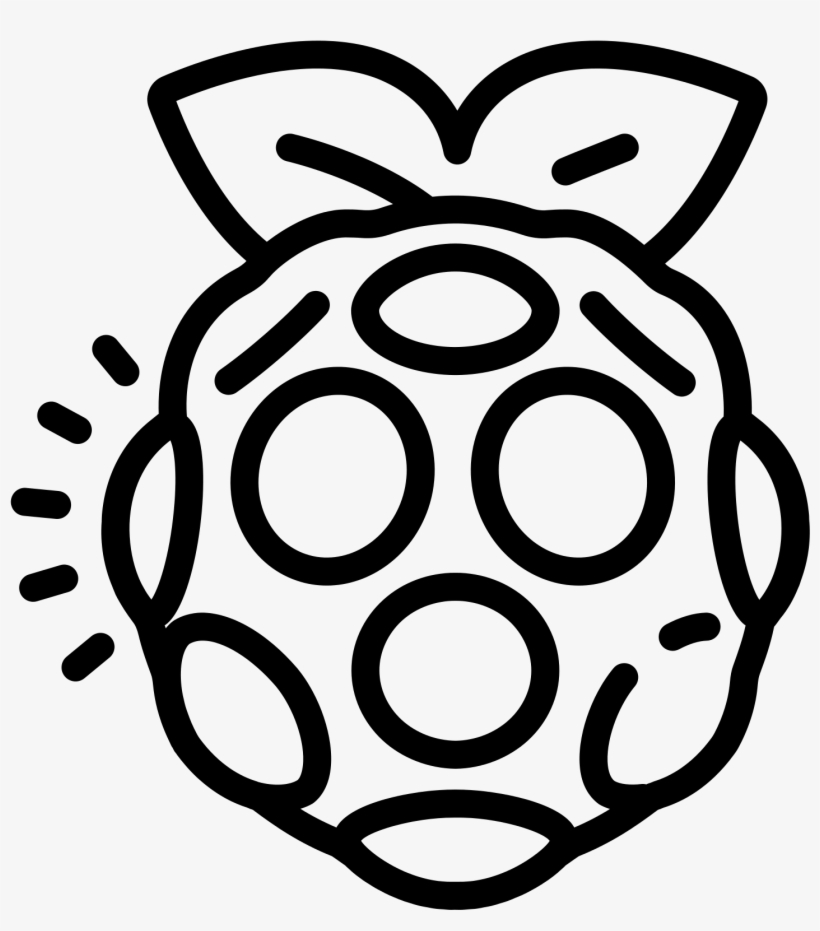 Raspberry Pi Logo Vector - Raspberry Pi Icon Eps, transparent png #1984337