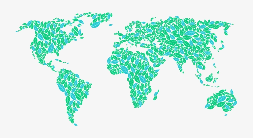 Sustainability - World Map, transparent png #1984757