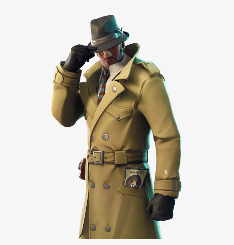 5 Leaked Backblings - Fortnite Detective Skin Png, transparent png #1984806