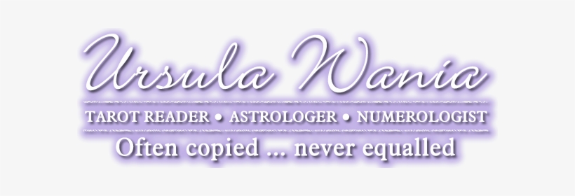 Tarot Reader, Astrologer & Numerologist - Nome Wania Em Png, transparent png #1985188