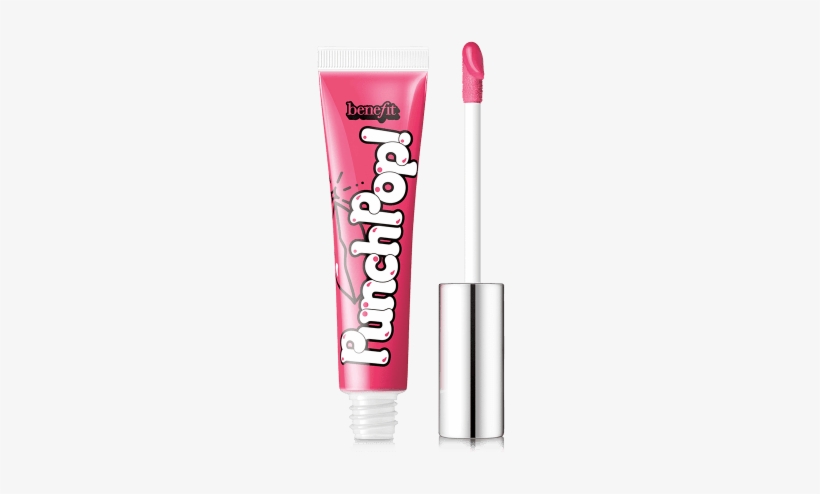 Punch Pop Liquid Lip Color Gives You A Non-sticky Shine - Benefit Punch Pop Liquid Lip Color 7ml, transparent png #1985342