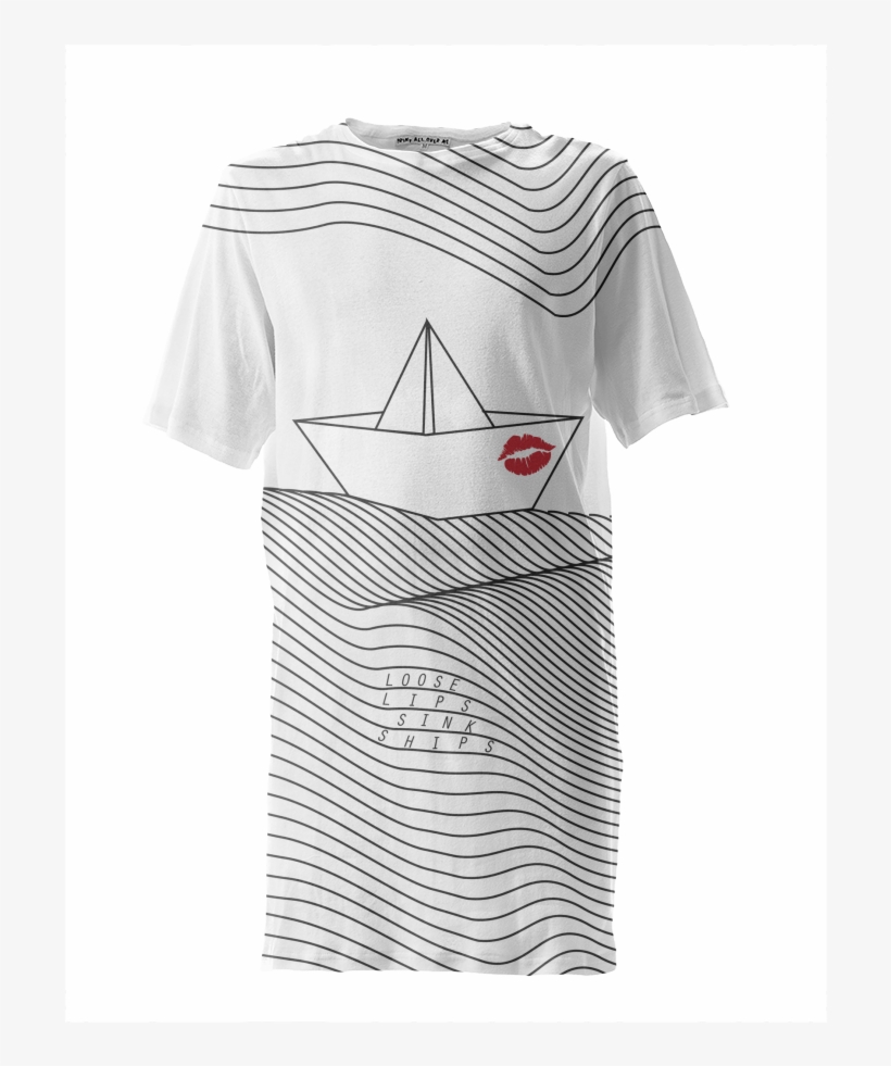 Loose Lips Sink Ships $54 - T-shirt, transparent png #1985406
