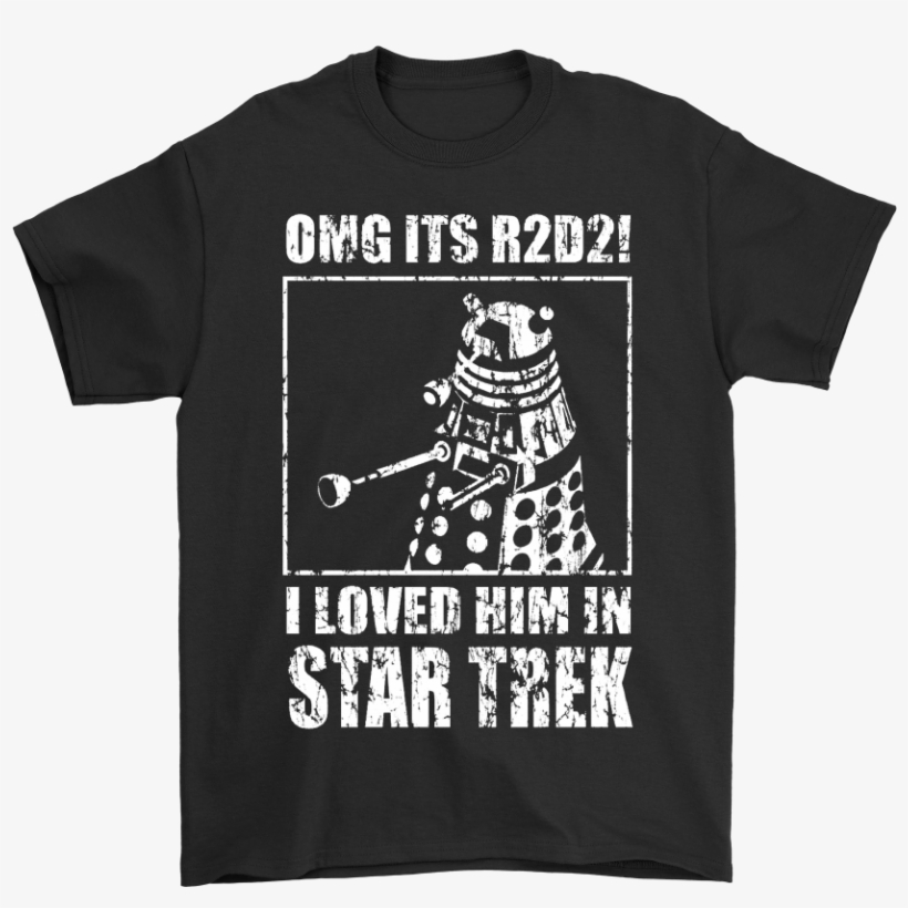Omg It's R2d2 I Loved Him In Star Trek Funny Mashup - Doctor Who Star Wars Star Trek, transparent png #1986244