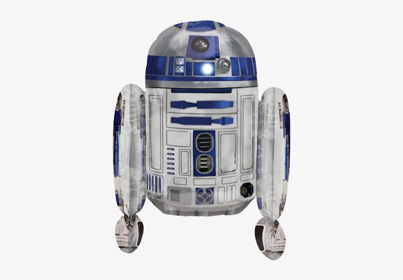 26" Star Wars R2-d2 Multi Balloon Foil Balloon - R2d2 Balloon, transparent png #1986533