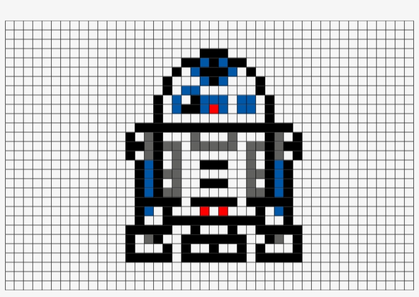 Pixel Art Star Wars R2d2, transparent png #1986558