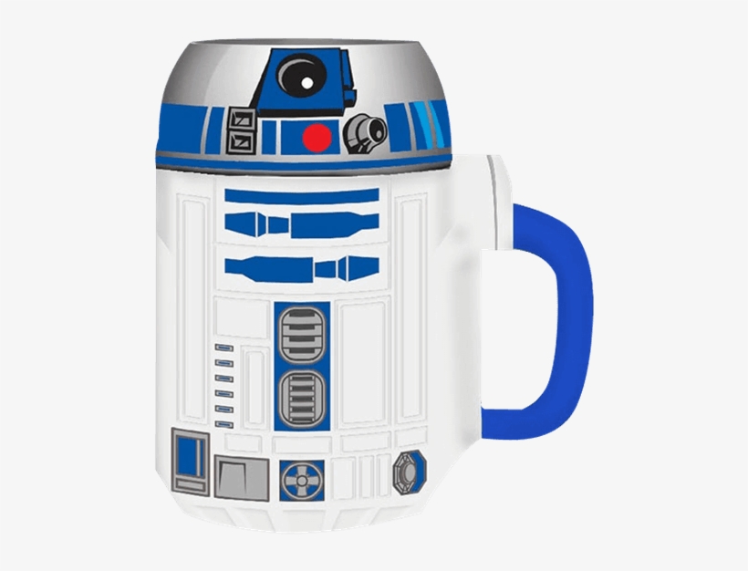 Star Wars R2d2 20oz Ceramic Sculpted Mug, transparent png #1986698