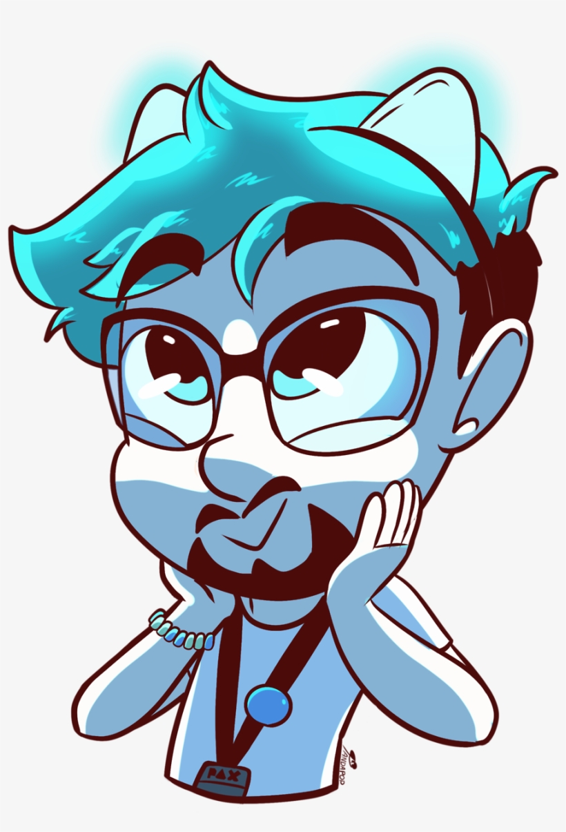 I Was Gonna Work On Other Things Today But The Picture - Jacksepticeye Cat Ears, transparent png #1986776