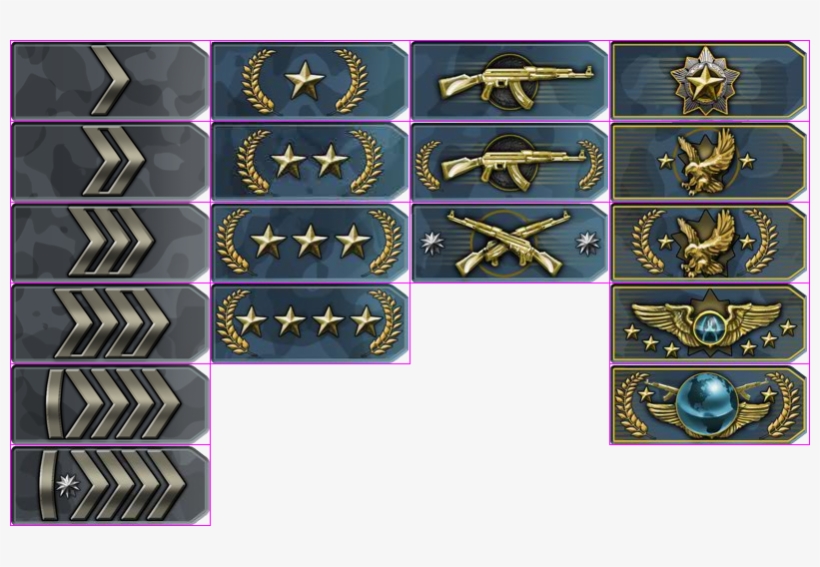 Click For Full Sized Image Skill Groups - Skill Group Icons Csgo, transparent png #1986941