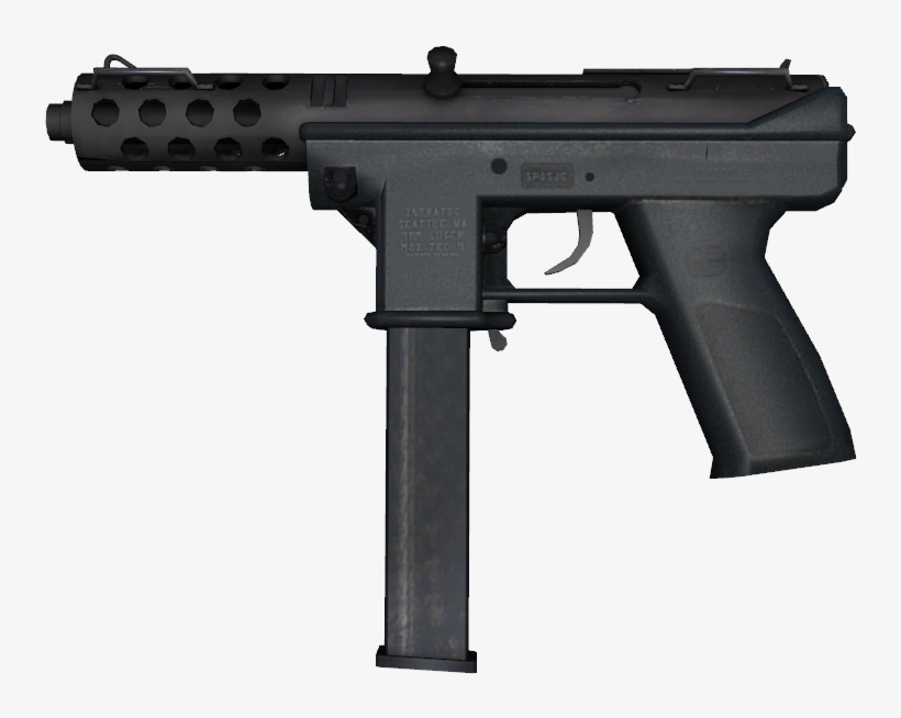 List Of My Personal Favourite Pistols - Tec 9 Cut Out, transparent png #1987120