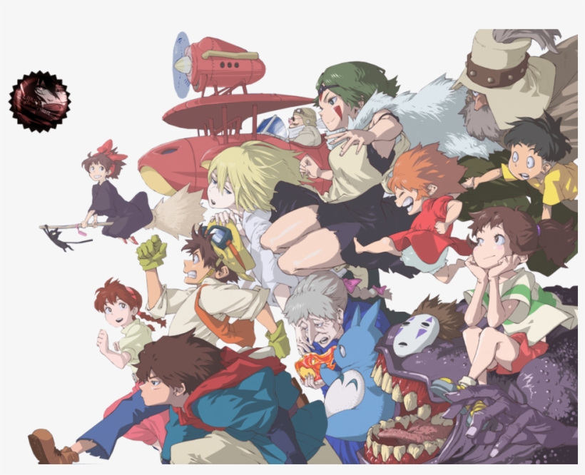 Render] Ghibli Studio By Liriasky - Hayao Miyazaki All Anime, transparent png #1987172