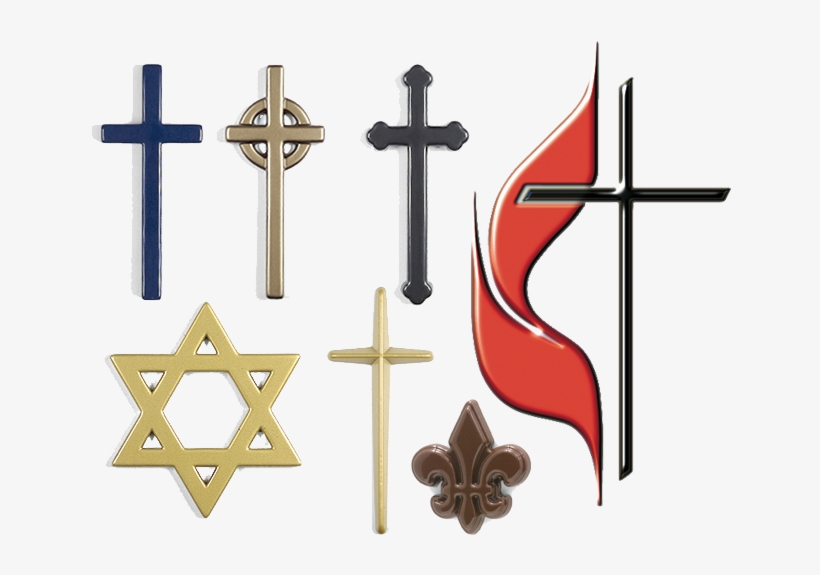 Popular Religious Symbols Including The Latin Or Plain - Religion, transparent png #1987569