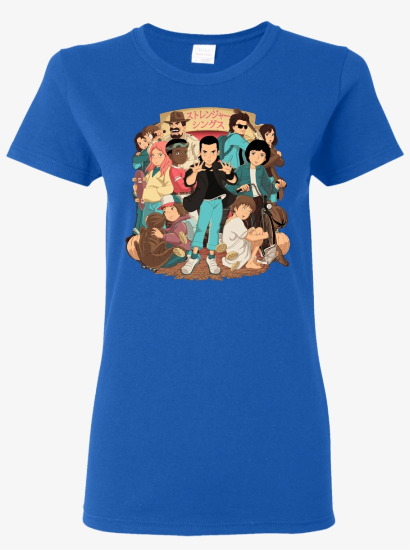 Stranger Things And Studio Ghibli T-shirt Hoodie Sweater - Customized Baseball / Softball Team 2 Color Glitter, transparent png #1987882