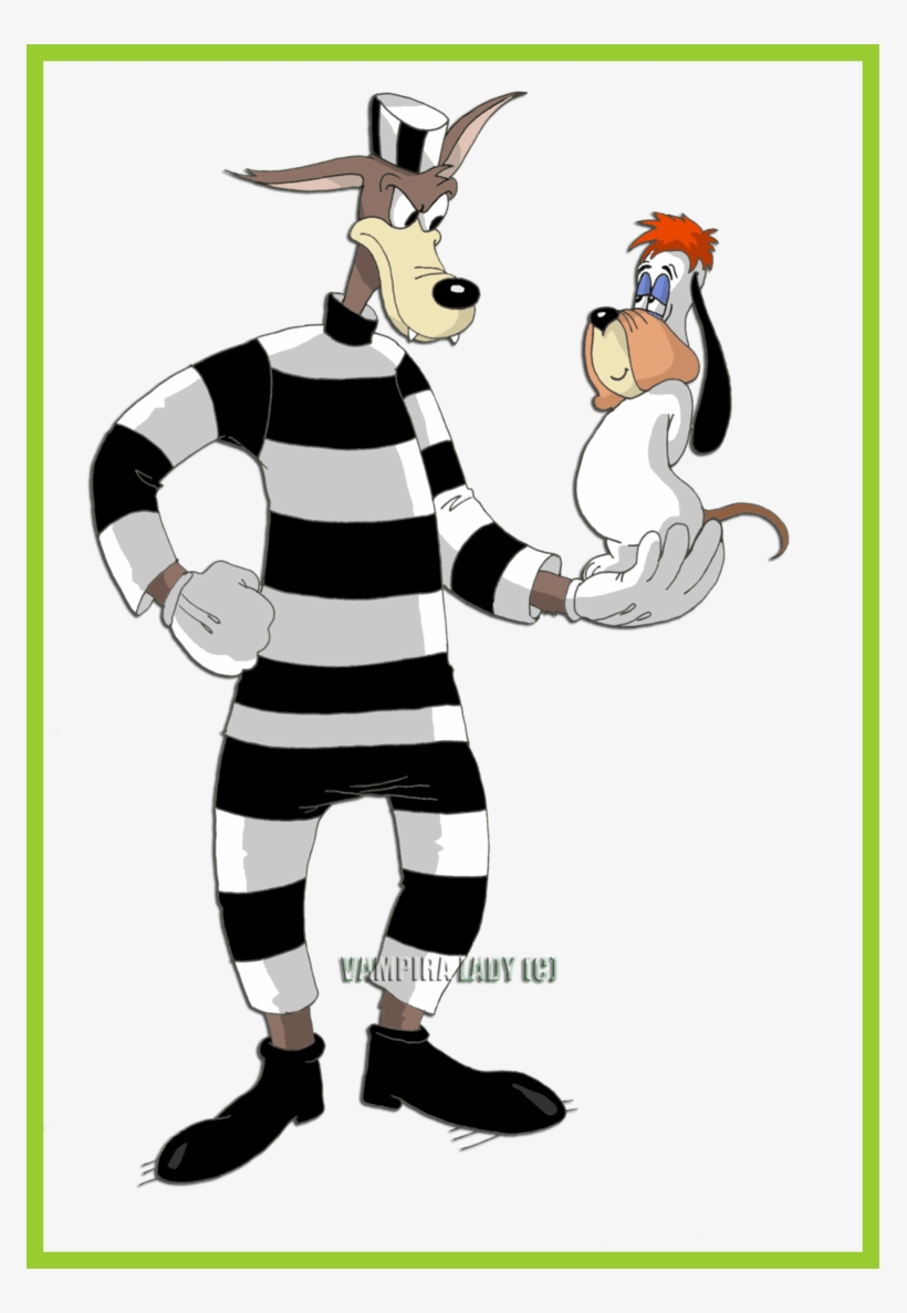 Shocking Wolf And Droopy By Vampiralady On Pics For - Droopy Looney Tunes, transparent png #1987982