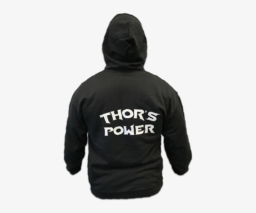 Thors Power Hoodie - Hoodie, transparent png #1988006