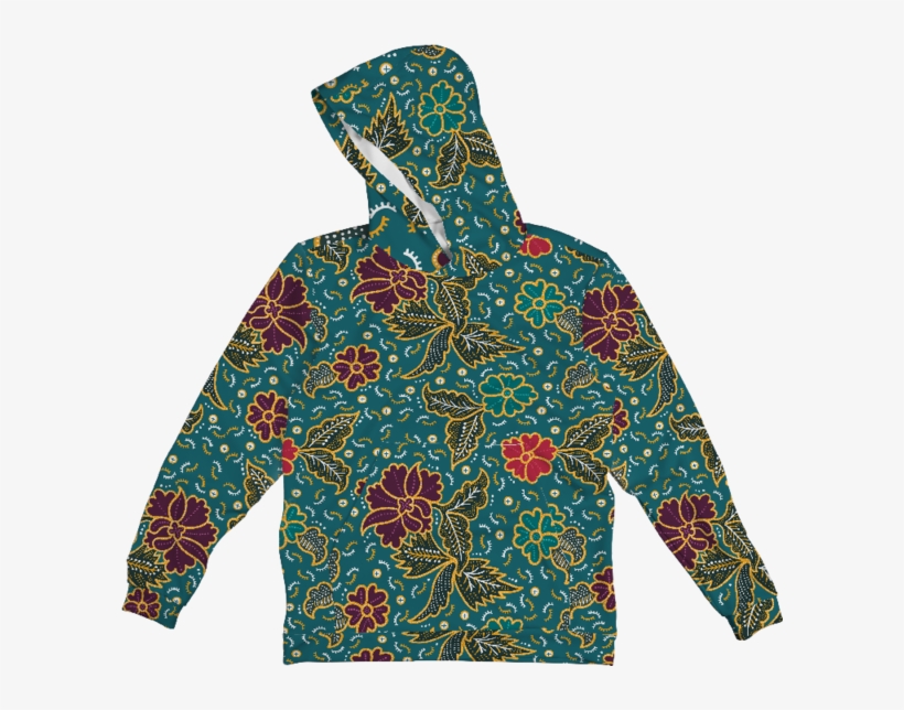 Vintage Flowers Hoodie - Notebook : My Note My Idea ,8 X 10, 110 Pages : Vintage-batik-flowers:, transparent png #1988029